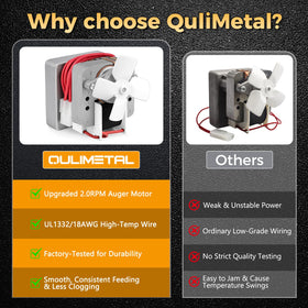QuliMetal compatible with Traeger, Pit Boss, Camp Chef grills for versatile replacements.