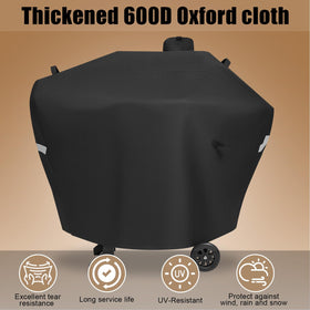 QuliMetal Camp Chef 24 cover with Velcro straps secures in place