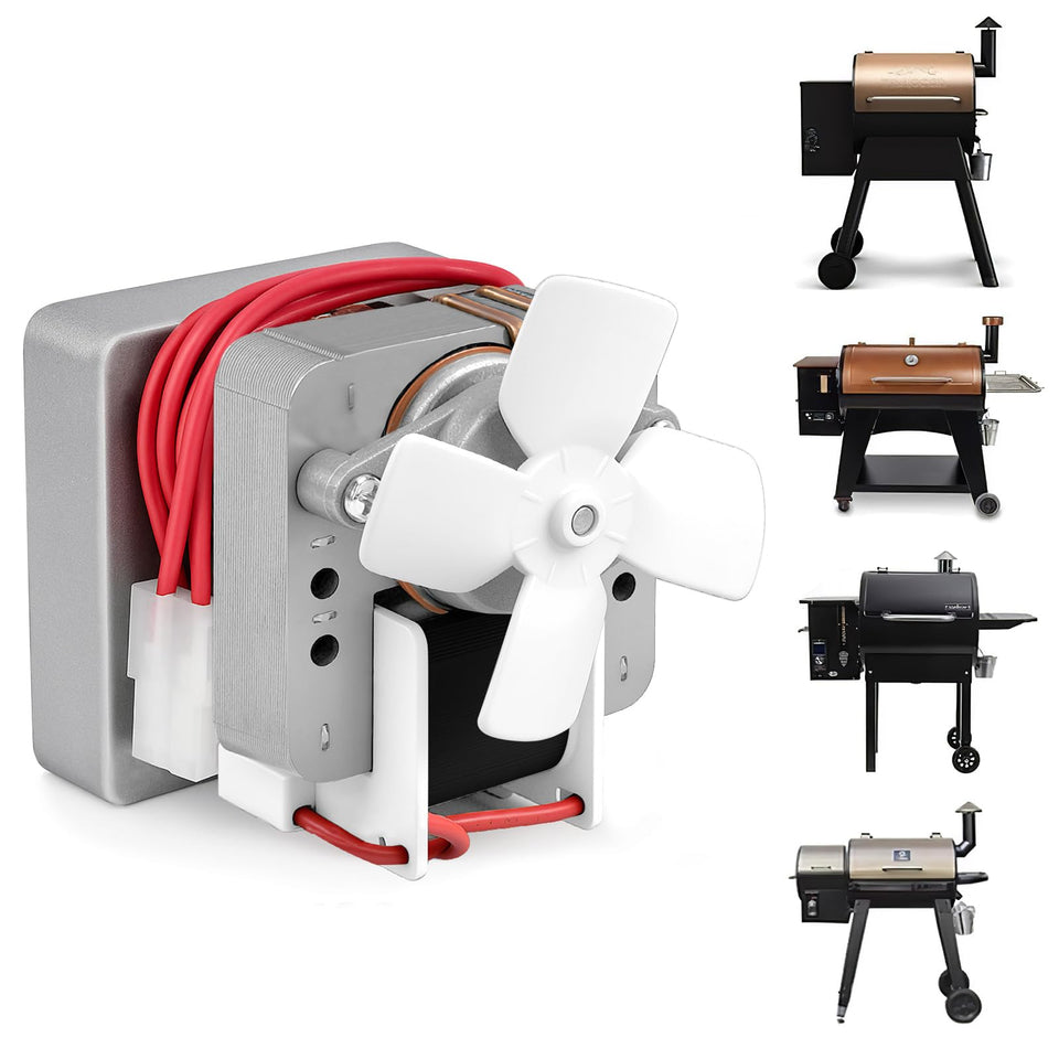 QuliMetal upgraded 2.0RPM auger motor package for easy replacement and longer grill life.