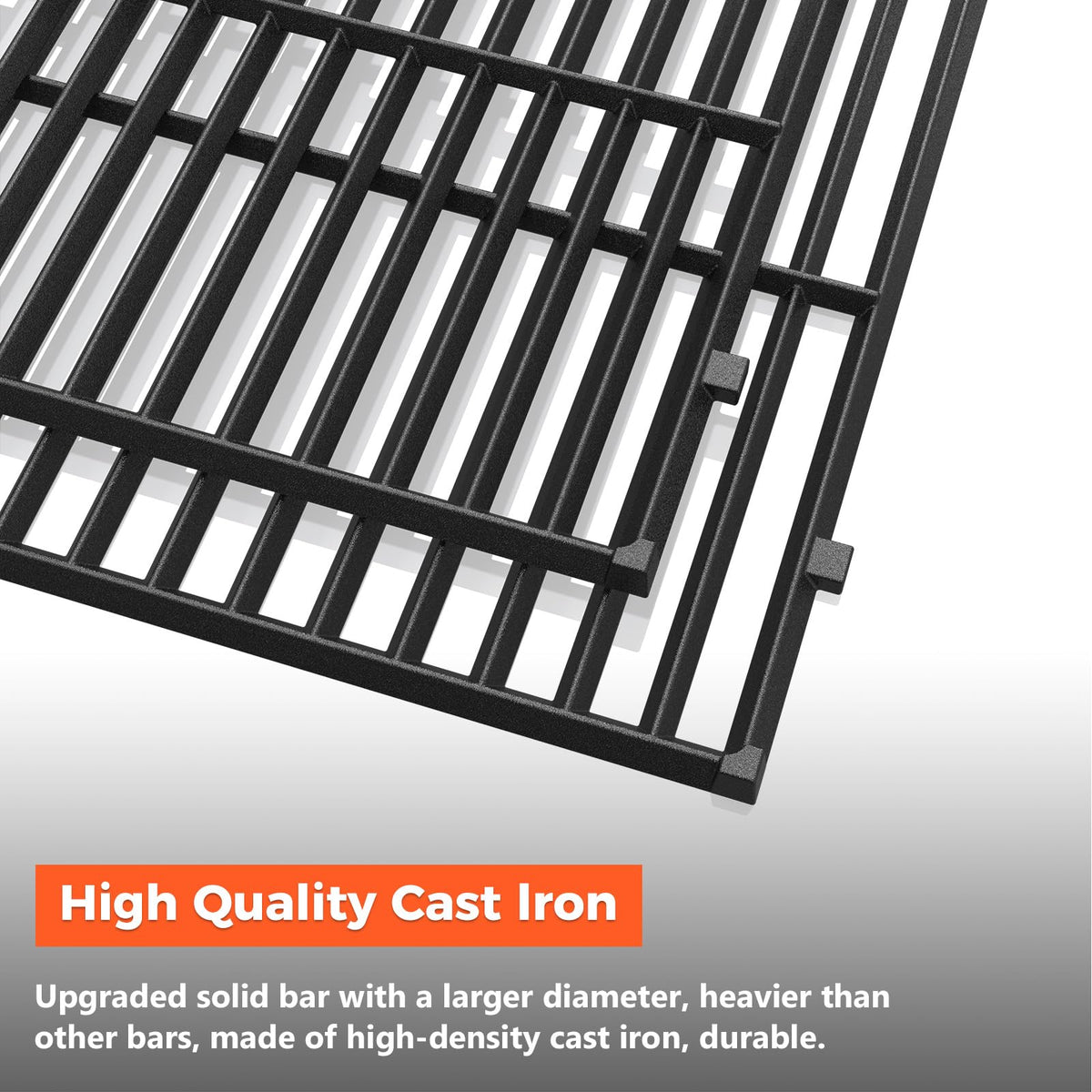 QuliMetal 16GA grill grates offer thicker, stronger construction for longevity.