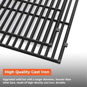 QuliMetal 16GA grill grates offer thicker, stronger construction for longevity.
