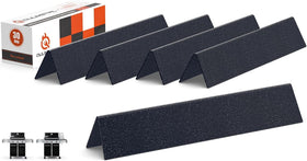 QuliMetal flavorizer bars for Weber Genesis 300 front view, highlighting precise fit and durable porcelain steel.