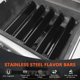 QuliMetal 5-pack porcelain enameled flavorizer bars for Weber Genesis 300.