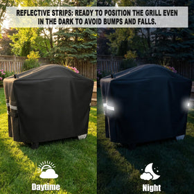 QuliMetal 7112 grill cover for Q300 makes storage simple