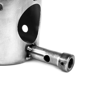 Rust-resistant design supports year-round grilling across seasons.