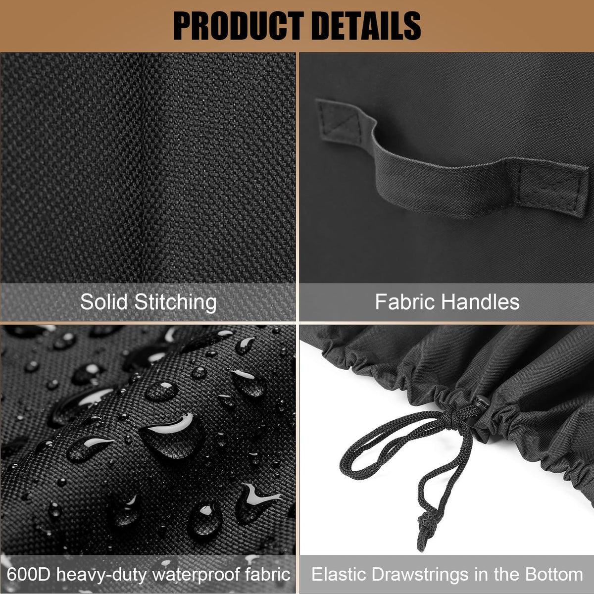 QuliMetal grill cover dimensions 68W x 24D x 47H