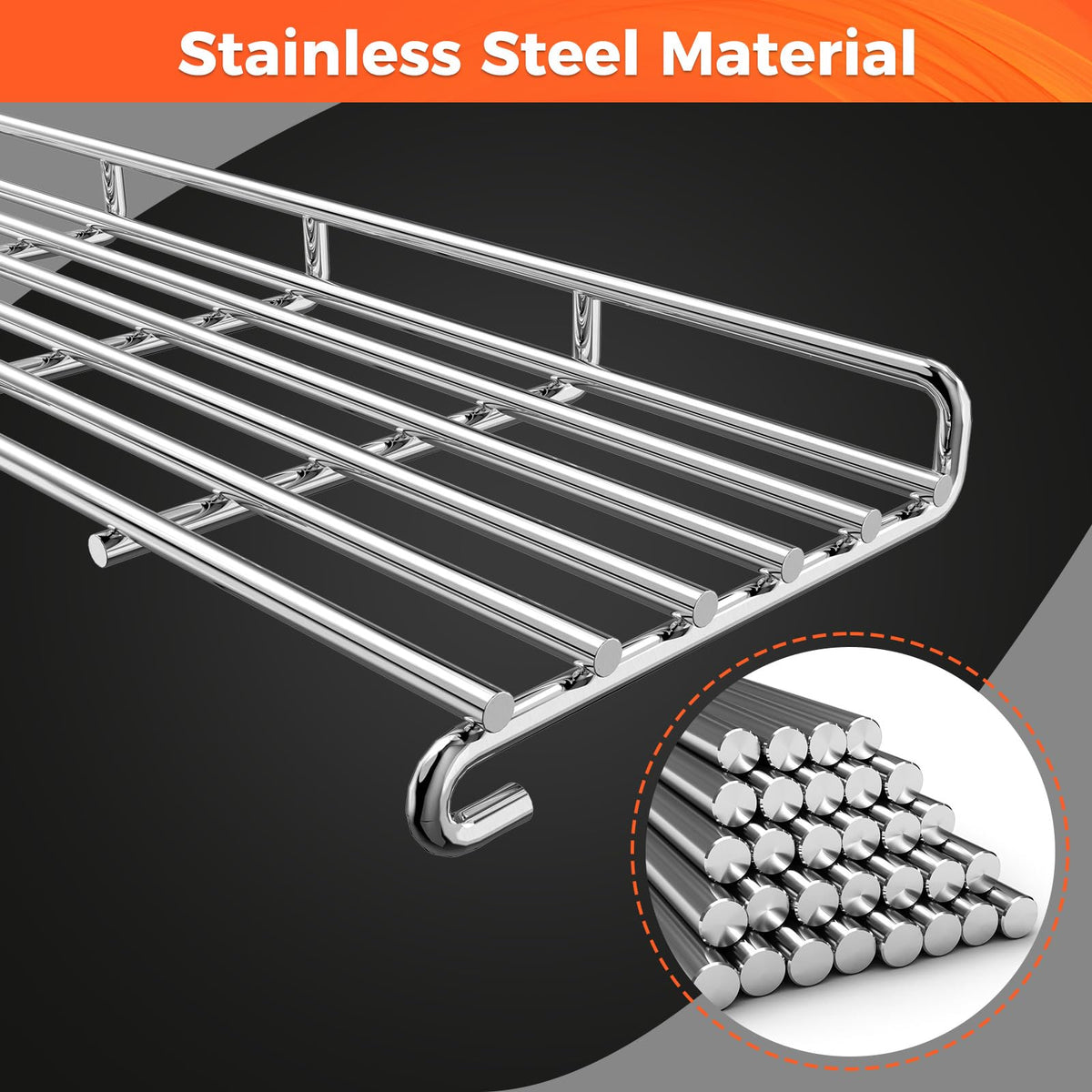 QuliMetal durable stainless steel construction promises long-lasting Weber replacement part
