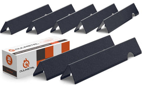 QuliMetal flavorizer bars fit Weber GS4, showing durable porcelain-steel construction.