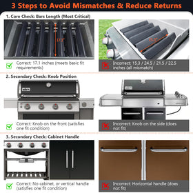 Complete upgrade set for Weber Genesis II GS4 with flavorizer bars.