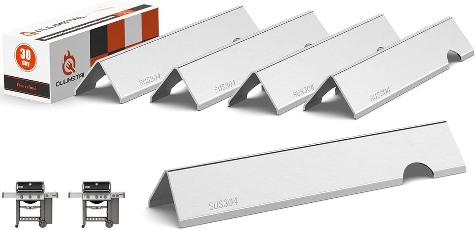 QuliMetal Genesis II flavorizer bars close-up, durable SUS304 stainless steel for even heat