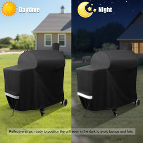QuliMetal 600D fabric close-up shows heavy-duty protection against elements
