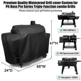 QuliMetal grill cover side strap demonstrates wind resistance