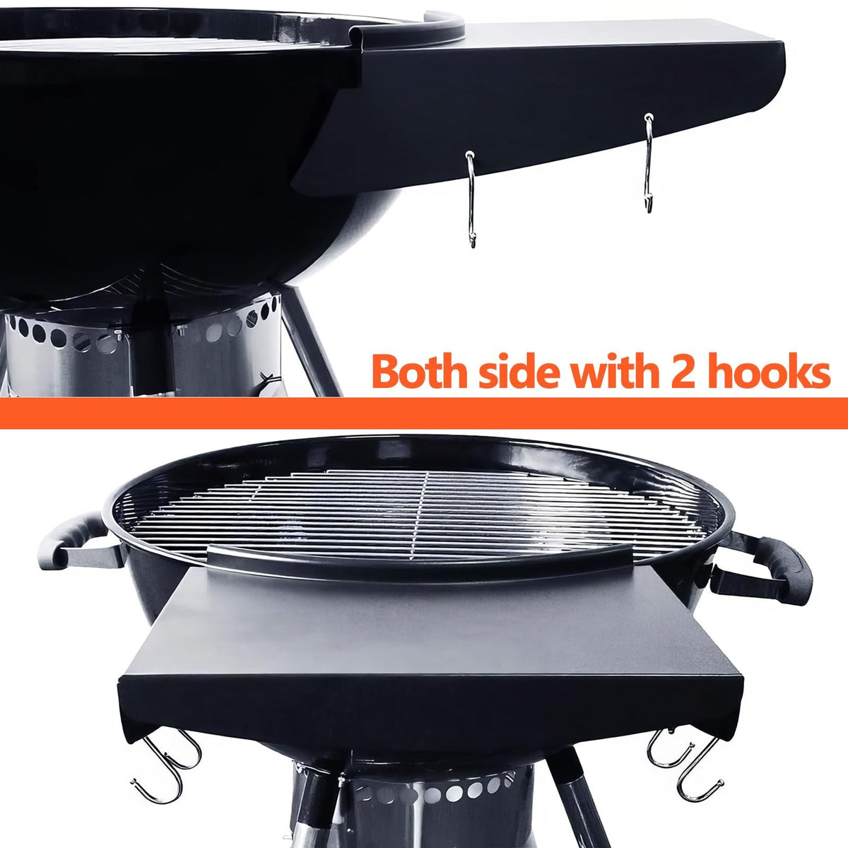 QuliMetal durable outdoor steel shelf with powder coating for longevity.