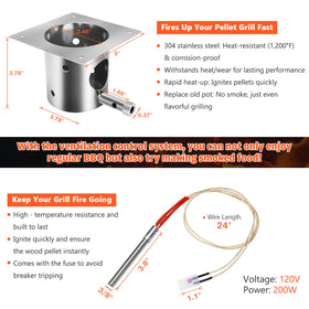 QuliMetal hot rod ignitor demonstrates quick spark ignition for easy startup