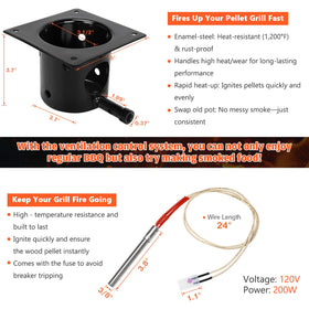 QuliMetal hot rod ignitor kit suitable for quick, tool-free installation