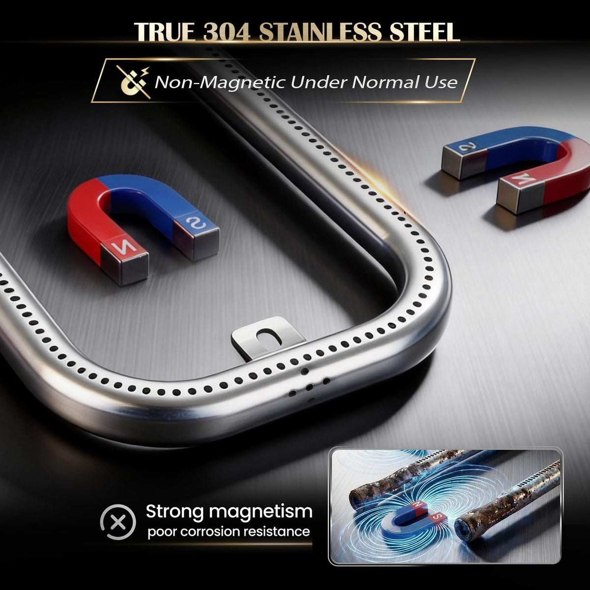 QuliMetal includes burner screw and installation instructions for quick setup.