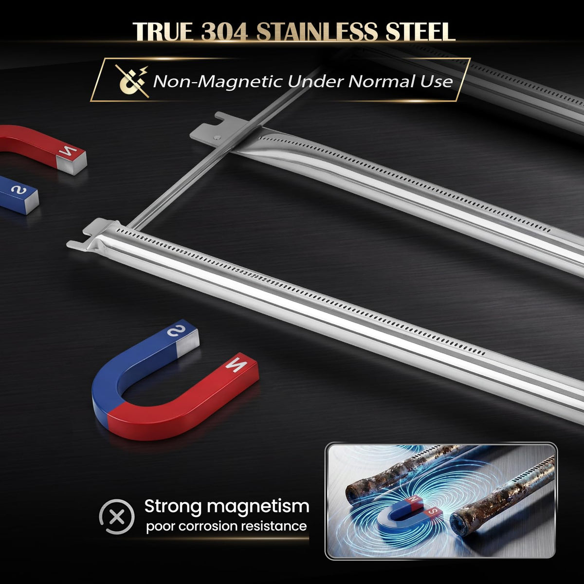 QuliMetal like-new heating power image suggesting restored grill performance