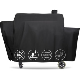 QuliMetal PB1100PSC grill cover front view with tailored fit and protection