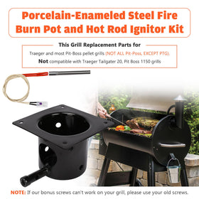 QuliMetal burn pot with precise OEM-fit dimensions for compatibility