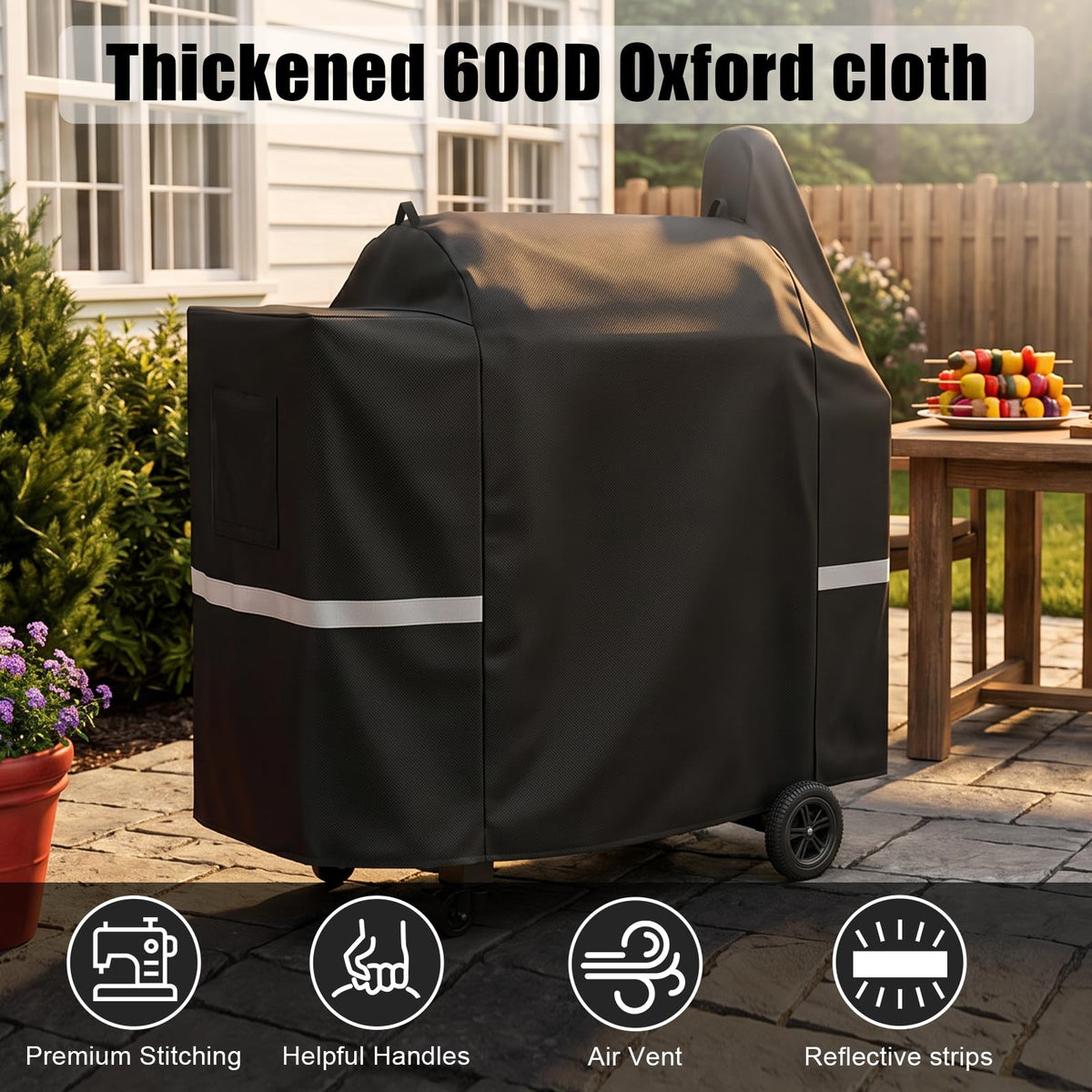 QuliMetal vented design reduces moisture and rust.