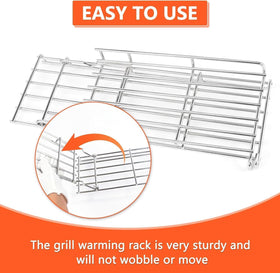 QuliMetal warming rack dimensions 32.7 by 5.8 inches