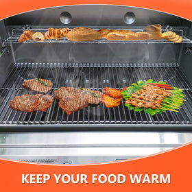 QuliMetal foldable design for easy storage after grilling