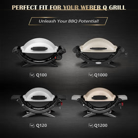 QuliMetal 304 stainless burner tube for Weber Q1200 — steady gas flow for even grilling
