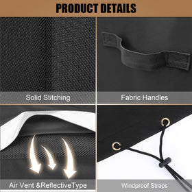 QuliMetal 600D Oxford fabric close-up shows heavy-duty waterproof protection