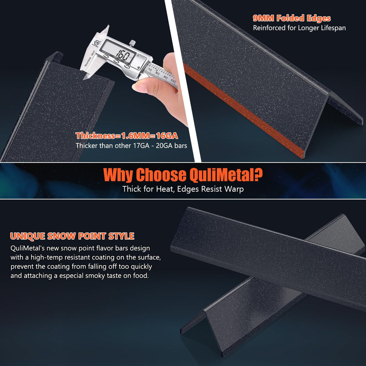 QuliMetal 7635 protects burners while enhancing sear performance