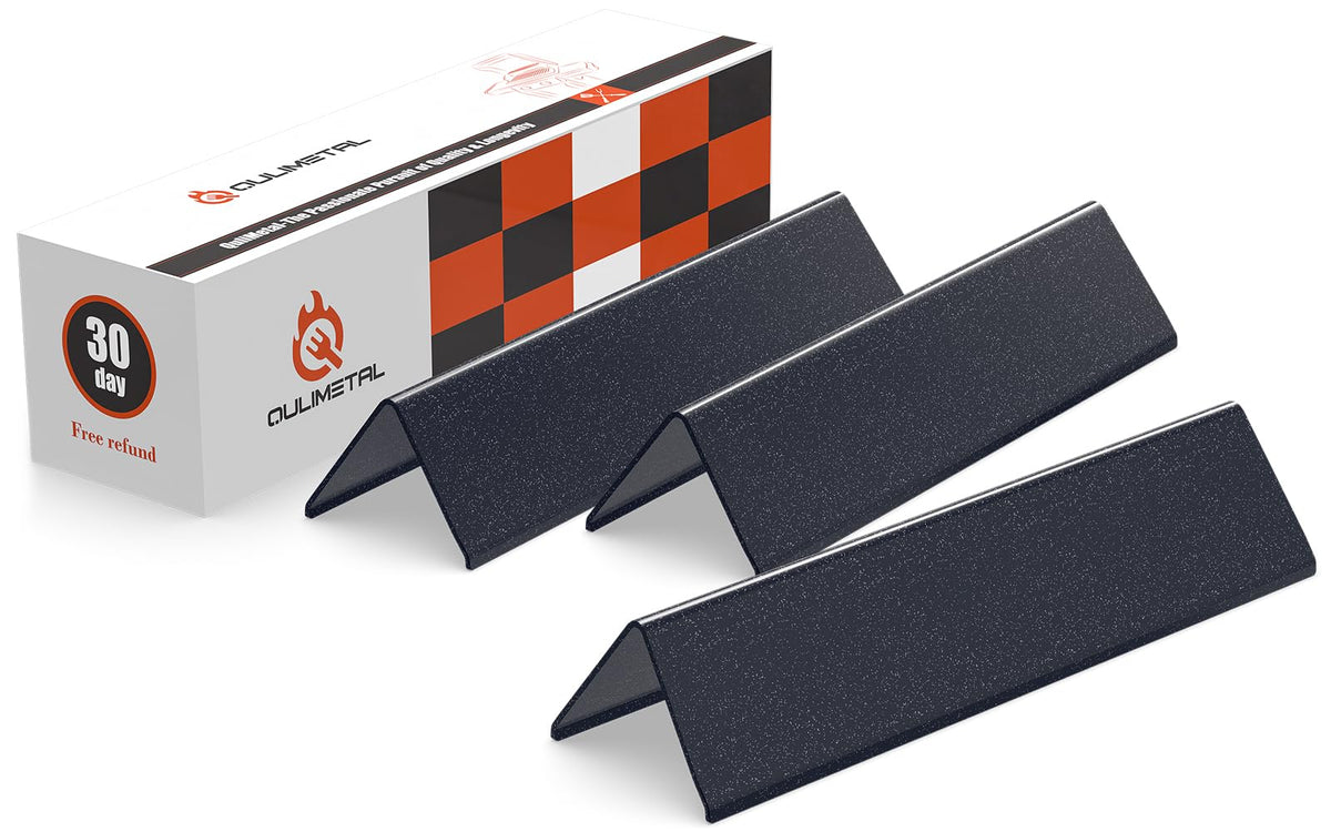 QuliMetal 7635 flavorizer bars front-control fit for Spirit grills provide even heat