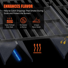 QuliMetal 7635 heat-even design delivers balanced cooking across the grate