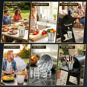 QuliMetal compact 15-pack set stores easily for multiple grill sessions.