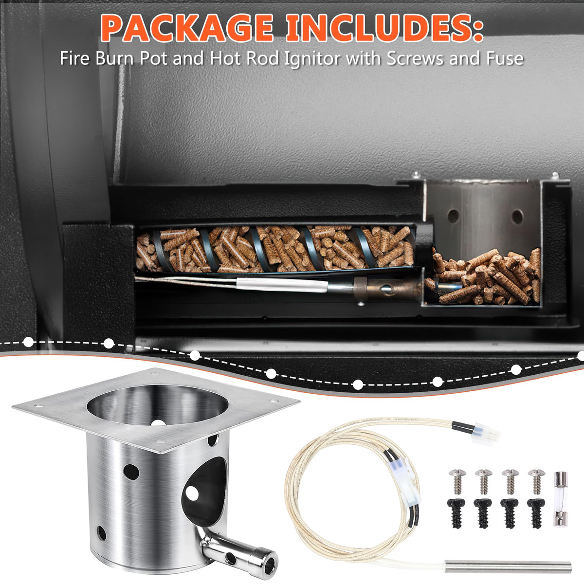 QuliMetal compatibility graphic confirms fit with Traeger D2 WiFIRE models.