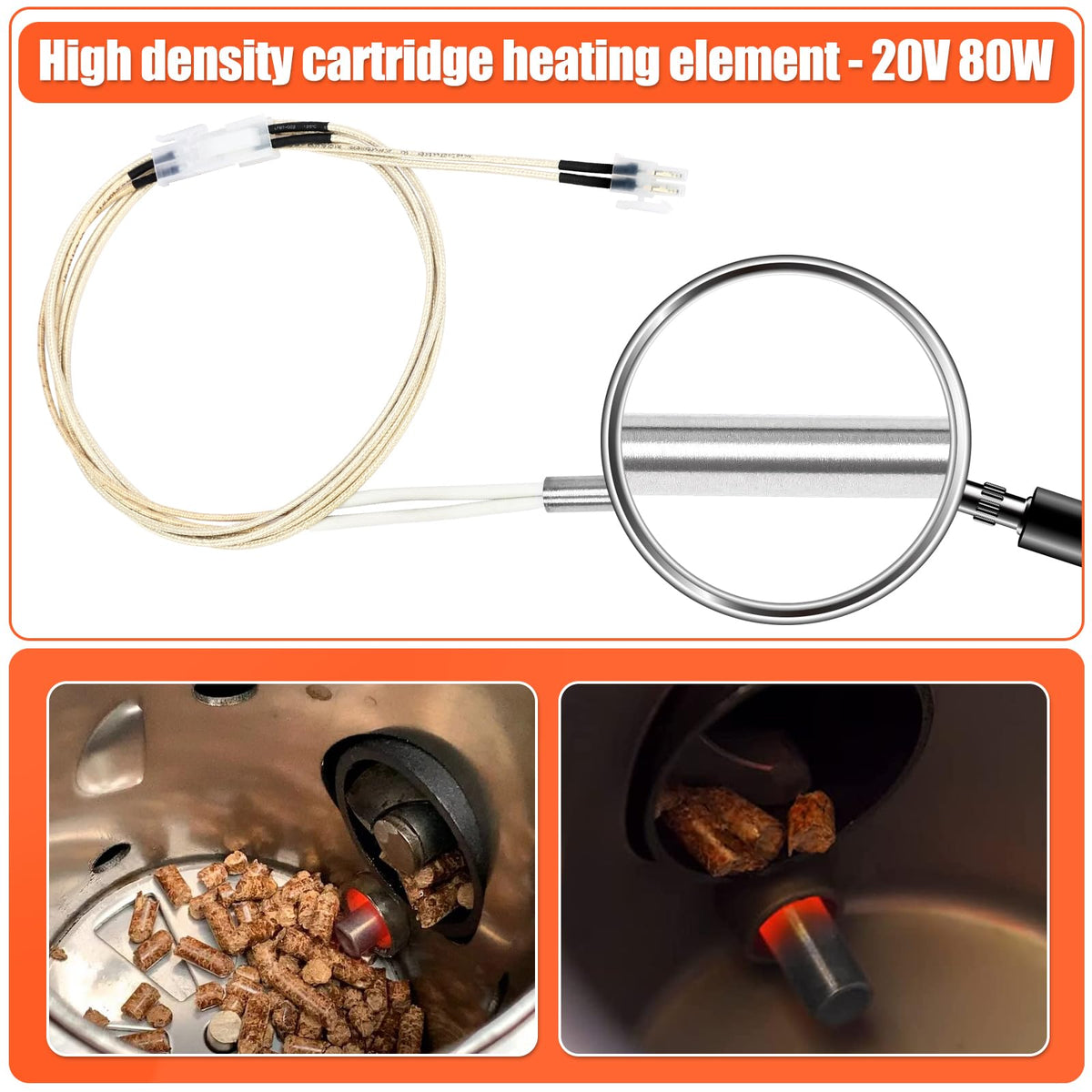 QuliMetal igniter firepot-fit image demonstrating proper clearance