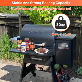 QuliMetal easy-install with secure fit on compatible Traeger models.