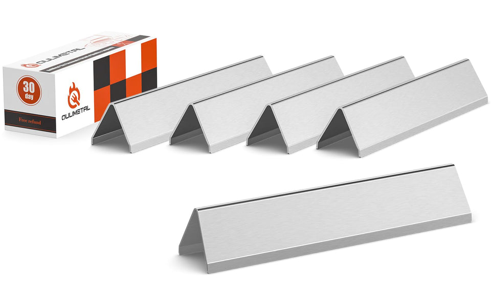 QuliMetal flavorizer bars for Weber Spirit 300 series, five-piece set for durable grilling.