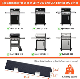 QuliMetal flavorizer bars fit Weber Spirit II models for reliable replacement.