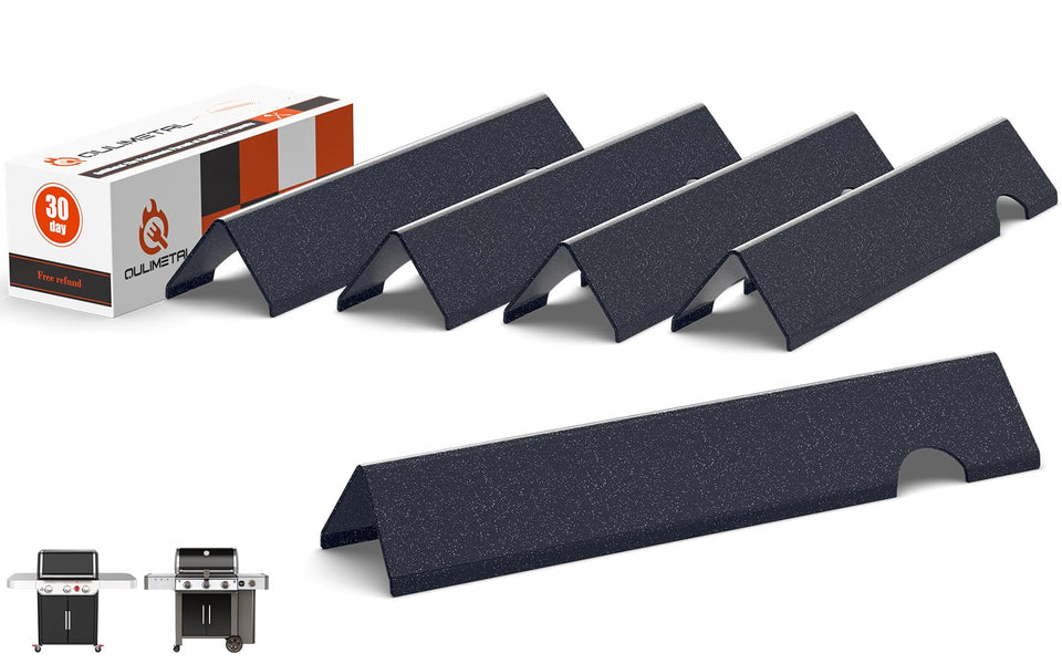 QuliMetal Genesis II flavorizer bars, 17-inch length, for even heating on Weber grills.
