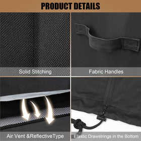 QuliMetal air vent reduces moisture and rust risk while guarding your grill