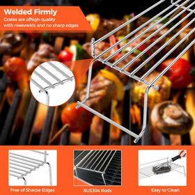 QuliMetal warming rack requires oiling before first use to maximize performance.