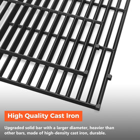 QuliMetal Genesis Gold B/C 2002-2010 grate strengthens performance with robust heat.