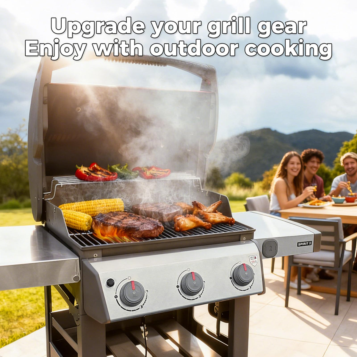 QuliMetal replacement-friendly design for Weber Genesis Silver and Gold models