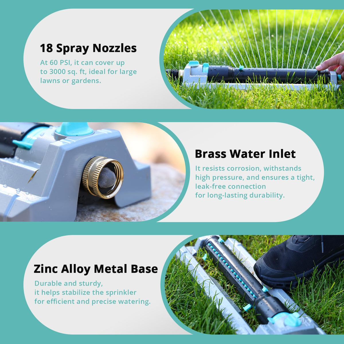 The QUOBAS cleaning pin clears nozzle clogs for smooth operation.
