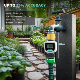 QUOBAS meter shows 7-day average to spot watering trends.