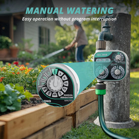 QUOBAS rain-delay mode illustrates delaying watering after rain