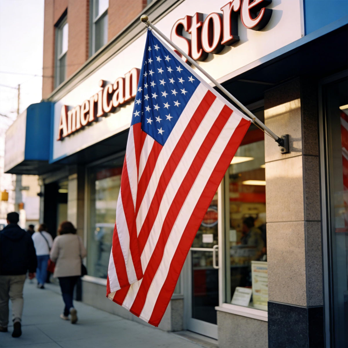 QUOFAD American flag ships with a 300-day replacement warranty for peace of mind.