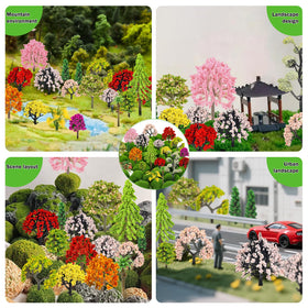 QUOZUO green landscape elements create eye catching tabletop scenes