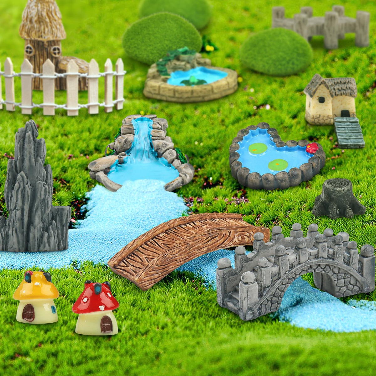 QUOZUO mushrooms add playful color and fairy tale vibes