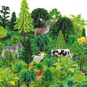 QUOZUO scenery building diorama display aids creative scene composition and layout planning.