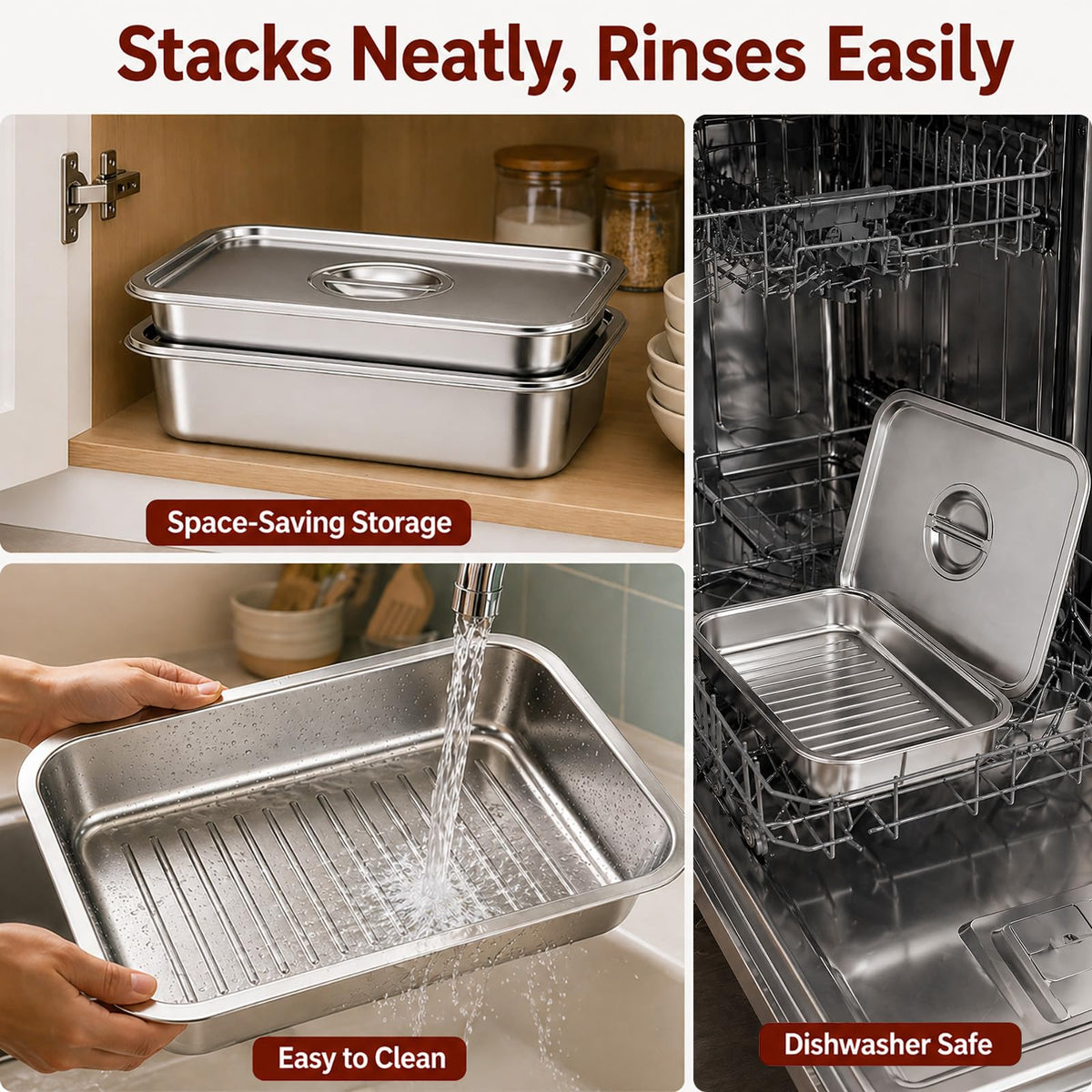 QURAS set with rack and lids ready for outdoor cookouts